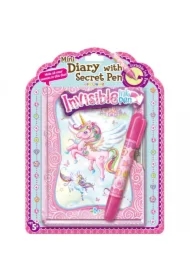 Pamiętnik + długopis z niewidzialnym tuszem Jednorożec