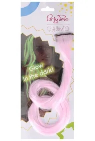 Świecące w ciemności pasemko różowe