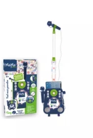 Karaoke z mikrofonami i głośnikiem