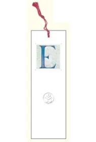 Zakładka do książki z anagramem Litera E