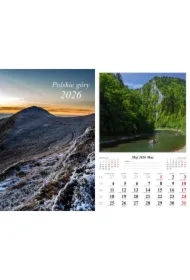 Kalendarz ścienny 2026 Polskie góry