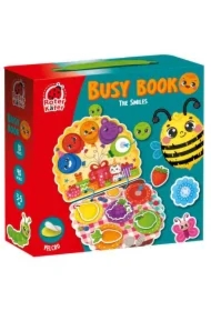 Busy book. Gra edukacyjna z rzepami. Smileys