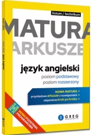 Matura - arkusze - język angielski (poziom podstawowy, poziom rozszerzony) - 2026