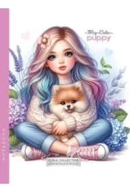 Notatnik 143x200 64K kratka Dziewczynka i piesek