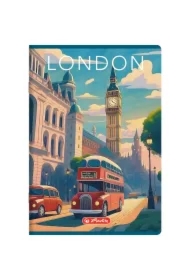 Zeszyt A4 Retro City z marginesem