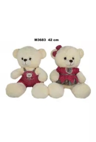 Miś w ubranku 42cm MIX