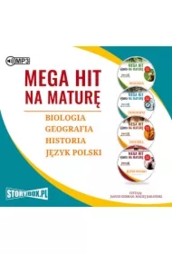 Pakiet Mega hit na maturę: Biologia, Geografia, Historia, Język polski