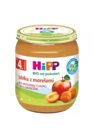 Jabłka z morelami po 4. miesiącu