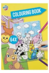 Kolorowanka Zwierzęta A4/64K żółta