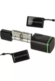 Zamek elektroniczny wkładka do drzwi na kod odcisk palca bluetooth