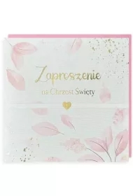 Zaproszenie Chrzest