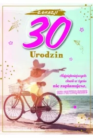 Karnet Urodziny 30