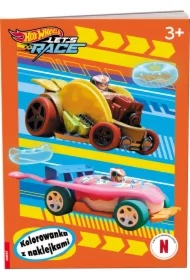 Hot Wheels. Let's race. Kolorowanka z naklejkami