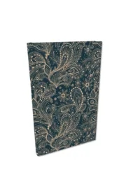 Notes A5 w kratkę Soft Touch Paisley Beż-Denim