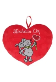 Poduszka Serce myszka 25cm
