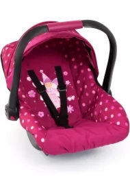 Fotelik samochodowy dla lalek z baldachimem Deluxe