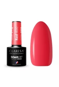 Soak Off UV/LED Red lakier hybrydowy 400