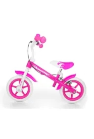 Rowerek biegowy Dragon z hamulcem różowy pink