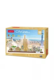 Puzzle 3D 186 el. City Line Barcelona