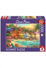 Puzzle 1000 el. PQ Chuck Pinson Życie na wyspie