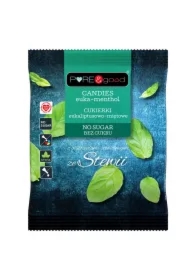 Cukierki eukaliptusowo - miętowe ze stewią bez cukru