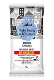 Nawilżane ściereczki czyszczące Comfort Szyby, lustra, płyty kuchenne