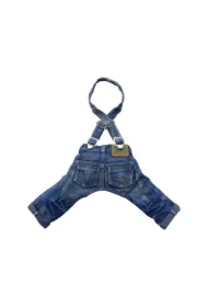 Spodnie z szelkami, jeansowe, SD- XXS 13-15cm/26-28cm