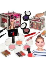 Kuferek zestaw kosmetyków do makijażu domowe spa walizka XXL