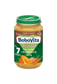 Kaszotto! Kasza bulgur z soczewicą i dynią po 7 miesiącu