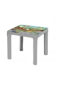Stolik plastikowy pastel szary