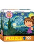 Zdjęcia - Puzzle i mozaiki Vincent Puzzle 100 el. Smartkids Starry Night by  Van Gogh 