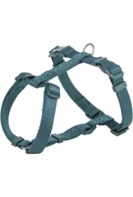 Premium, szelki typu H, dla psa, petrol, M-L: 52-75 cm/20 mm