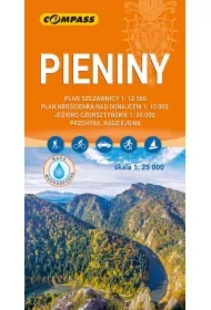Pieniny mapa laminowana skala 1 : 25 000
