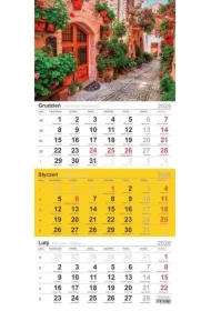 Kalendarz 2026 trójdzielny