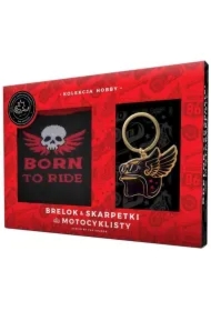 Zestaw brelok + skarpetki dla motocyklisty