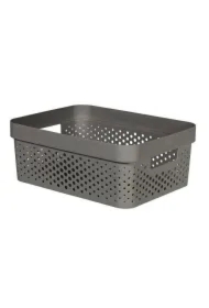 Curver pojemnik infinity ażurowy /ciemny szary