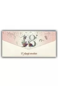 Karnet-koperta Urodziny 18