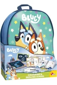 Bluey szkoła rysowania z plecakiem