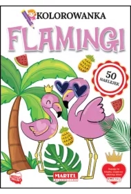 Kolorowanka Flamingi
