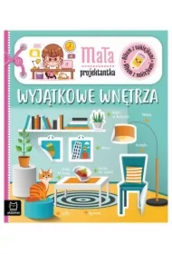 Album z naklejkami. Mała projektantka. Wyjątkowe wnętrza