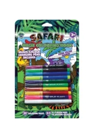 Książeczka z magicznymi mazakami Safari