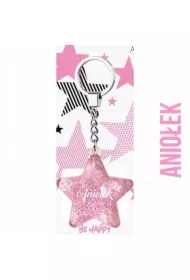 Brelok gwiazdka Aniołek