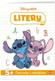Disney uczy. Stich. Ćwiczenia z naklejkami. Litery