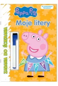 Peppa Pig. Zadania do ścierania. Moje litery