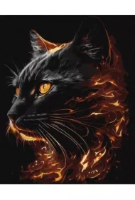 Malowanie po numerach - Ognista piękność