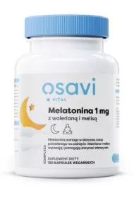 Melatonina 1 mg z walerianą i melisą Suplement diety