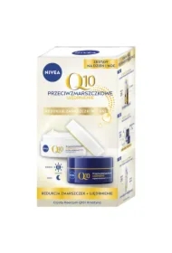 Zestaw Q10 przeciwzmarszczkowy krem do twarzy na dzień + ujędrniający krem do twarzy na noc