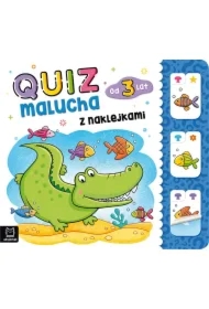 Quiz malucha z naklejkami od 3 lat