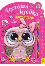 Tęczowa kredka. Sowa
