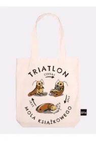 Torba bawełniania triatlon mola książkowego